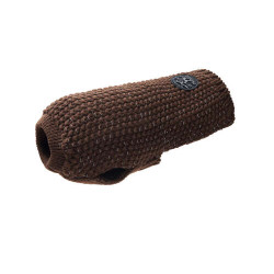 Pull-over pour chiens Finja marron 40cm