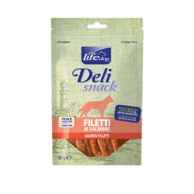 Lifedog Deli snacks Salmon fillets (80 gr.)