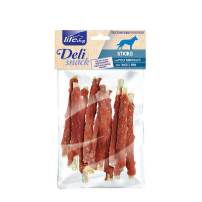 Lifedog Deli snacks Hard Stick with fish (100 gr.)