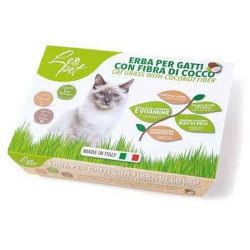 Cat grass with coconut fiber 100gr