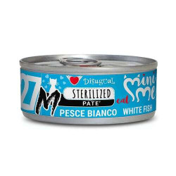 Disugual Mini-Me "M" Cat Sterilized Paté pesce bianco 85gr