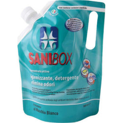 Sanibox detergente concentrato - Muschio bianco 1000 ml