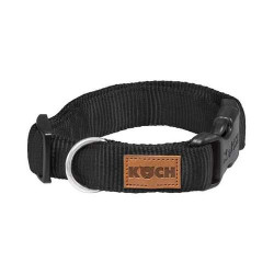 Collar Klick padded Premium, Nylon 15mm 25-35cm, black