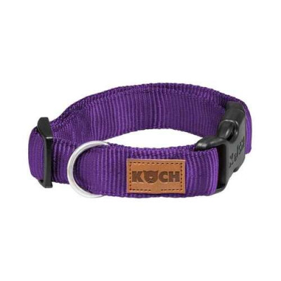 Halsband Klick gepolstert Premium, Nylon 25mm 30-45cm, flieder