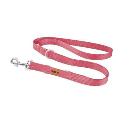 Leine verstellbar Comfort, Nylon 25mm 3m, flamingo