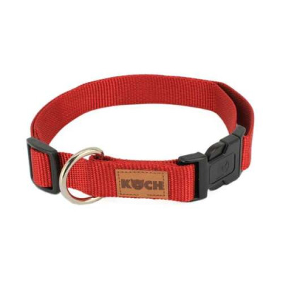 Collier Klick Classic, Nylon 20mm 35-55cm, rouge