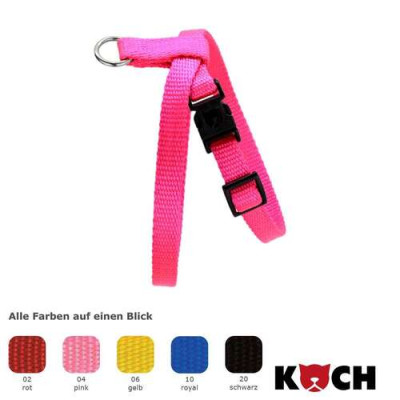 Geschirr Mini "Form 8" Nylon, XXS 10mm 30-40 cm, pink