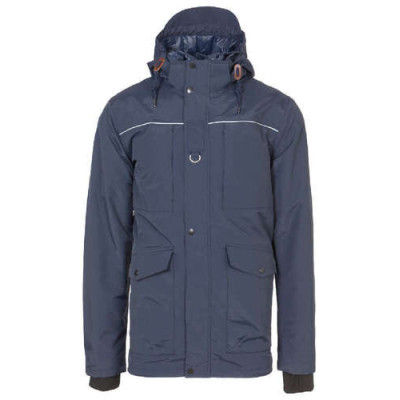 Woof Parka pour homme, bleu foncé L