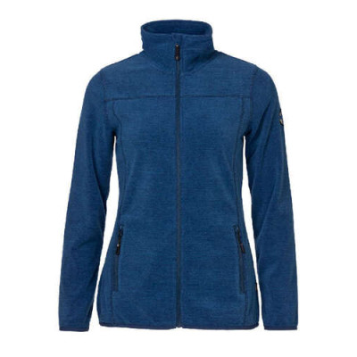 Maika veste de fleece pour dame, blau denim 38