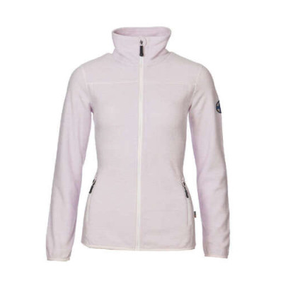 Maika veste de fleece pour dame, rose clair 44