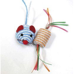 Cat toy Mouse made of rope 5cm