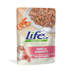 Lifecat Natural Katzenfutter Nass tuna with shrimps 70 gr.