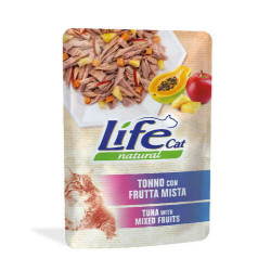 Lifecat Natural Katzenfutter Nass tuna with mixed fruits 70 gr. -6% ab 12 Stück