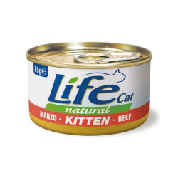 Lifecat Natural kitten beef 85 gr.