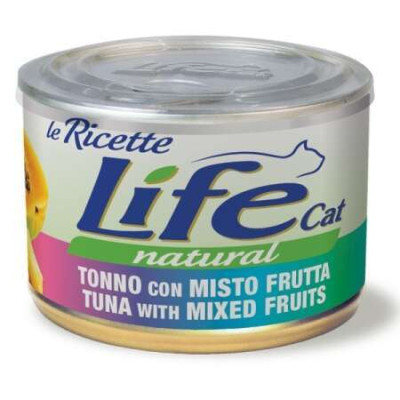 Lifecat Natural Le ricette tuna with mixed fruits 150 gr.