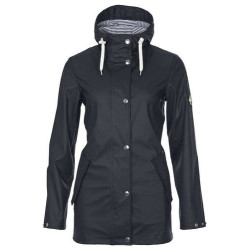 Vally Damen Regenjacke, dark navy 40