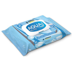 Lingettes hygiéniques pour chiens et chats  Sensitive Aqua+ 40pcs.