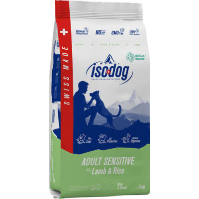 Iso-Dog  Sensitive Adult Lamb & Rice Mini & Small Breeds 3kg