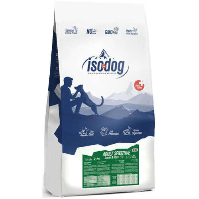 Iso-Dog Breedes Sensitive Adult Lamb & Rice Large & Giant Breeds 20kg