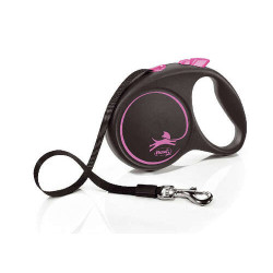 Flexi Black Design L Tape 5m pink max. 50 kg