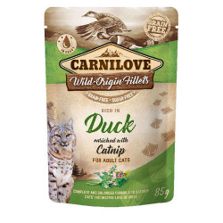 Carnilove Cat Adult Pouch Ragout Canard à l'herbe à chat 85g