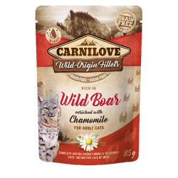 Carnilove Cat Adult Pouch Ragout Sanglier à la camomille 85g