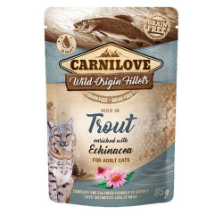 Carnilove Cat Adult Pouch Ragout Truite à l'échinacée 85g