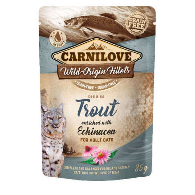 Carnilove Cat Adult Pouch Ragout Truite à l'échinacée 85g