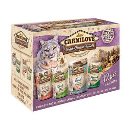 Carnilove Cat Adult Pouch Ragout Multipack 4 variétés 12x85g