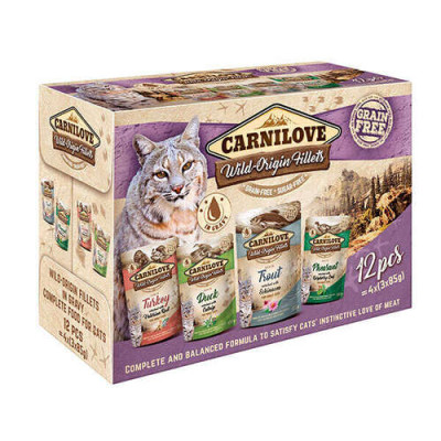 Carnilove Cat Adult Pouch Ragout Multipack 4 variétés 12x85g