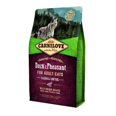 Carnilove Cat Adult Hairball Control Canard & Faisan 2kg