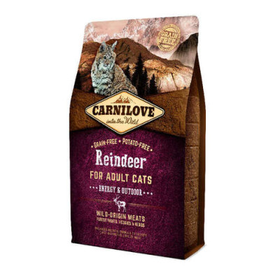 Carnilove Cat Adult Energy+Outdoor Renne 2kg