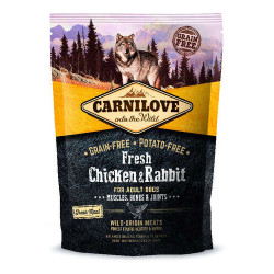 Carnilove Dog Adult Fresh Poulet & Lapin 1,5kg