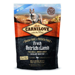 Carnilove Dog Adult Small Fresh Autruche & Agneau 1,5kg