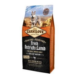 Carnilove Dog Adult Small Fresh Autruche & Agneau 6kg