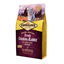 Carnilove Cat Adult Fresh Gourmand Poulet & Lapin 2kg