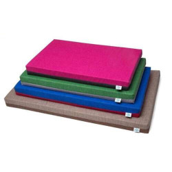 Dog bed Ercole unicolor 55x90x8  cm removable cover