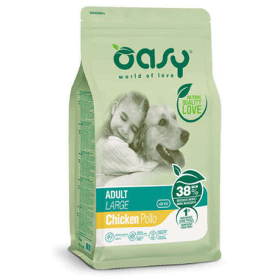 Oasy Lifestage Hundefutter Trocken Adult Large Chicken 12kg