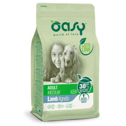 Oasy Lifestage dry dog Adult Medium Lamb 12kg