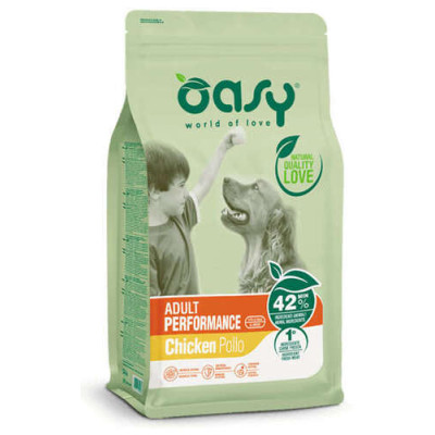 Oasy Lifestage dry dog Perfomance Chicken 12kg