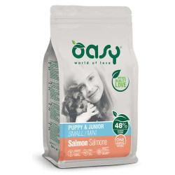 Oasy One Animal Protein dry dog Puppy Small/Mini Salmon 2.5kg