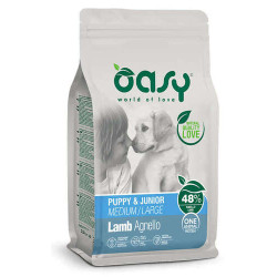 Oasy One Animal Protein dry dog Puppy Medium/Large Lamb 12kg