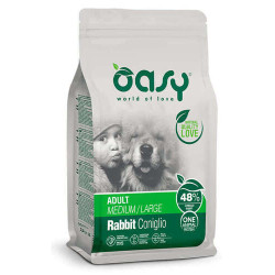 Oasy One Animal Protein dry dog Adult Medium/Large Rabbit 12kg