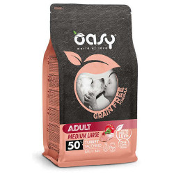 Oasy Grain Free dry dog Adult Medium/Large Turkey 12kg