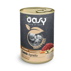 Oasy Grain Free wet dog Puppy Medium/Large Lamb 400gr