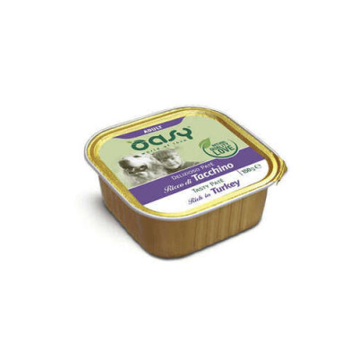 Oasy wet dog Pate' Adult Turkey 150gr