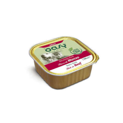 Oasy wet dog Pate' Adult Beef 150gr