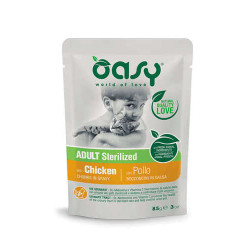 Oasy cat Sterilized chunks in gravy Chicken 85gr