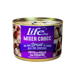 Lifedog Mixer Crocc Chicken breast with liver 150 gr.