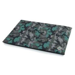 Dog bed with removable cover, Oxford fabric camouflage 70x100x3h cm